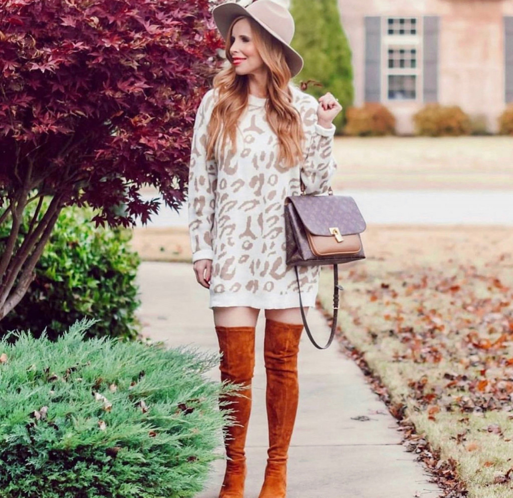 10 Sweater Dresses and how to style them - Emily Young Style