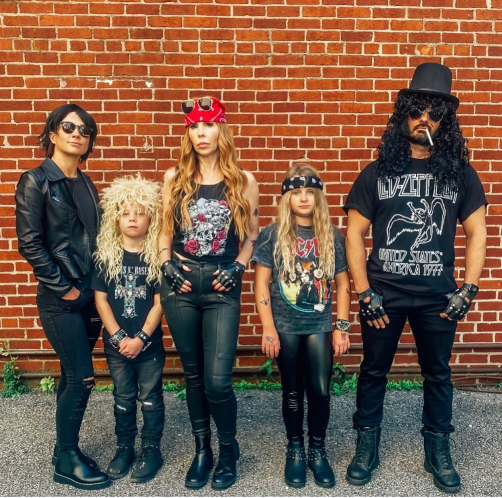 Rockstar Costume (Our Family's Halloween Costume)